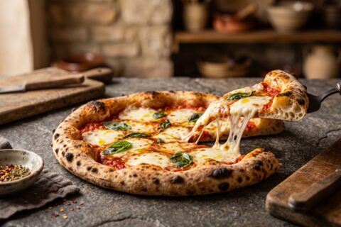 El secreto para una masa de pizza casera de restaurante
