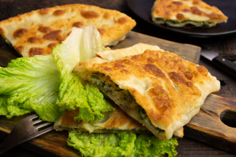 Khachapuri con masa sin levadura