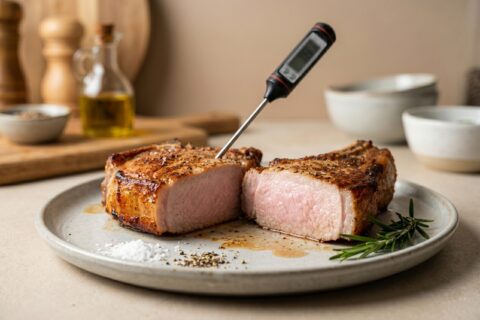 ¿Se puede comer cerdo con el centro rosado y por qué no es lo mismo que la ternera?