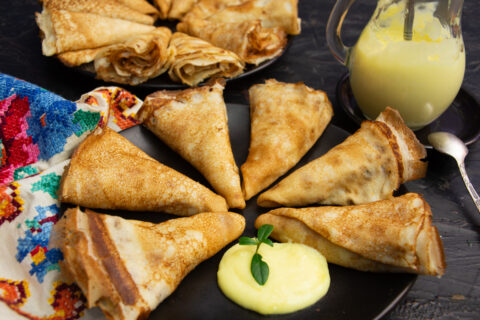 Salsa de vainilla para crepes